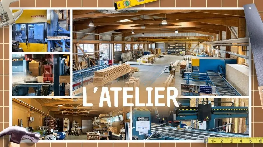 L'atelier LP Charpente, machines et usinage bois, Allonzier-la-Caille