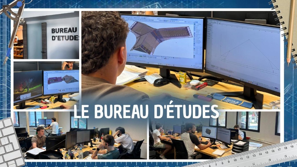 Le bureau d'études LP Charpente, modélisation 3D et conception